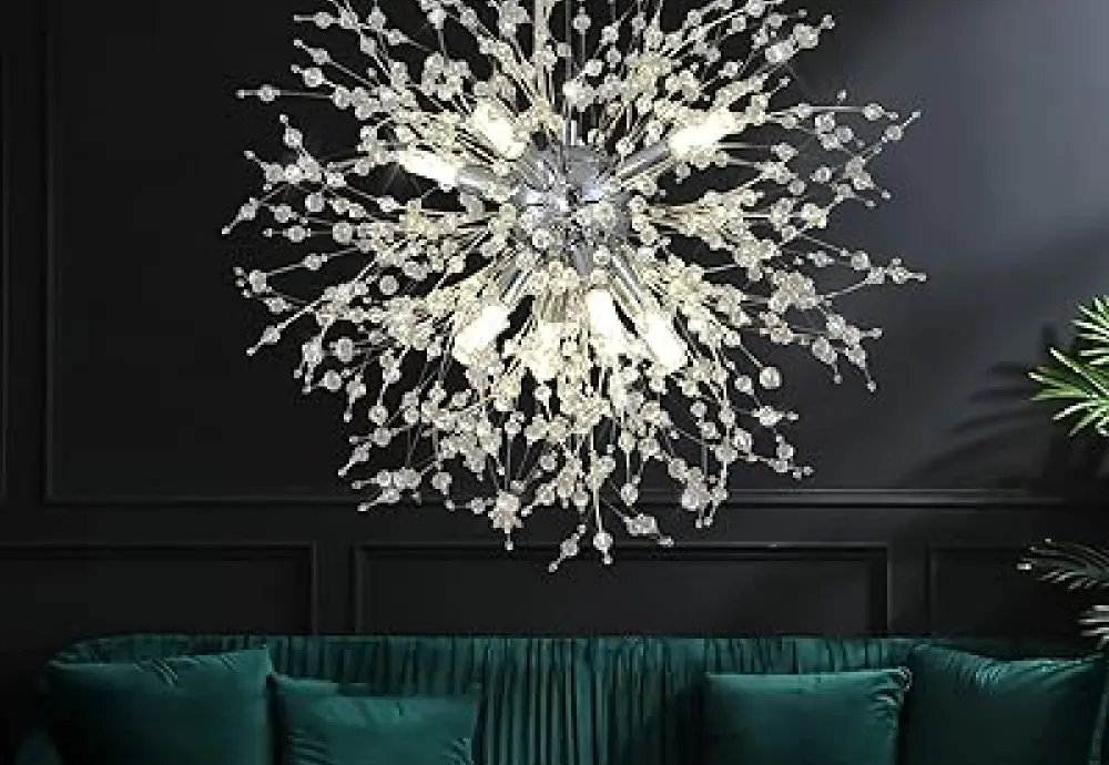 cleaning crystal chandelier